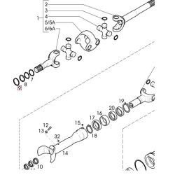 PON49139 Carraro Antriebswellenschloss 45mm
