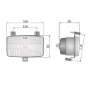 ELE1054zam Lampe L/R Deutz Fahr Ersatz