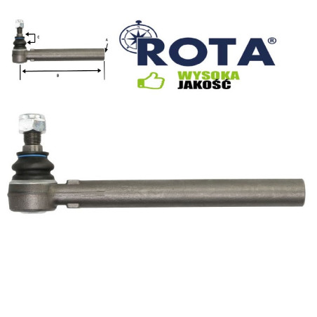 Przegub Końcówka kierownicza 355mm Valtra N91 N101 N111 N121 N141 N142