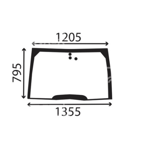 238682A3, 238682A4 szyba przednia czołowa