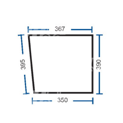 AKK2024 Szyba przednia dolna prawa