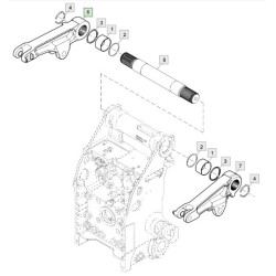 Ramię podnośnika John Deere Lewa 2854, 7200R, 7210R, 7215R, 7230R, 7250R, 7260R, 7270R, 7280R, 7290R
