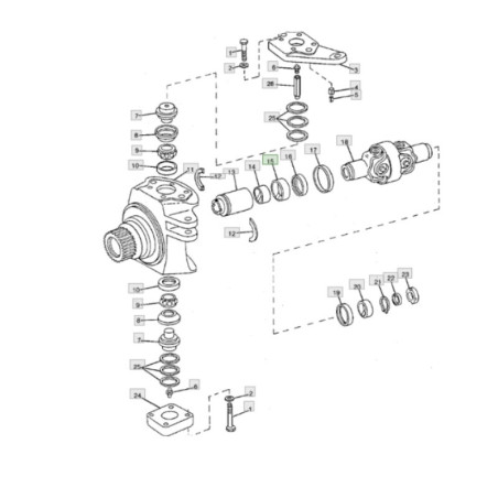 John Deere R86488 Wellenbuchse 75x79x35