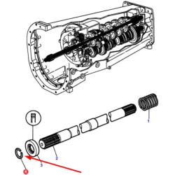 Sicherungsring für Zapfwelle 358957X1