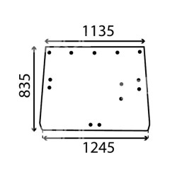Szyba tylna L36606, L39247