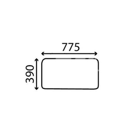 JOHN DEERE CLAAS RENAULT szyba tylna dolna RT6005002917