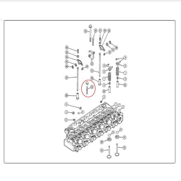 Zylinderkopfschraube 70mm Case MX New Holland J920779