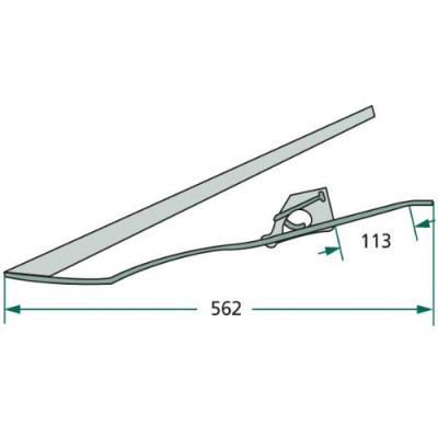 AZ34208 Podnośnik łanu AZ34208, AZ59818, 8040423 AS-100, ASX-100, ASK-100, AS-112, ASX-112, ASK-112, AXE23480