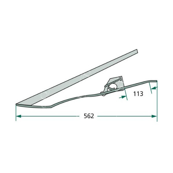 JT06-AZ34208 Podnośnik łanu SCH 560mm ASK-100, AS-112, ASX-112, ASK-112, AXE23480 AZ34208, AZ59818, 8040423 AS-100