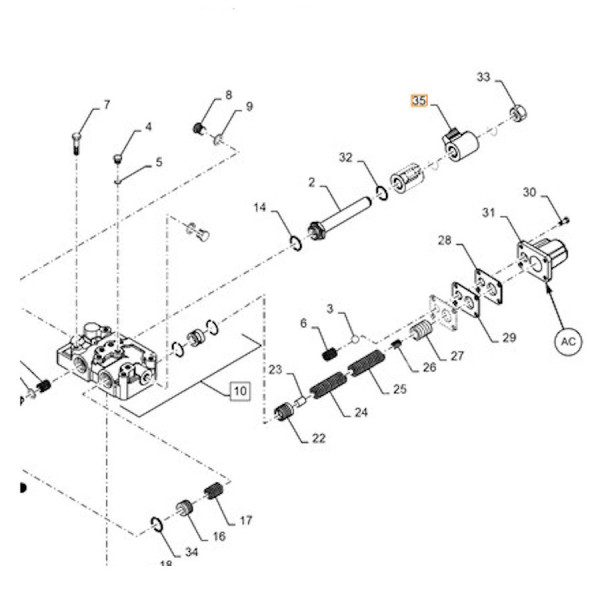 ELE7162 Getriebeantriebsspule 12 V CA0642096 87456900 190443A1