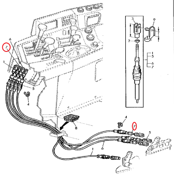 Linka sterowania John Deere AL79525 1000 1225 mm