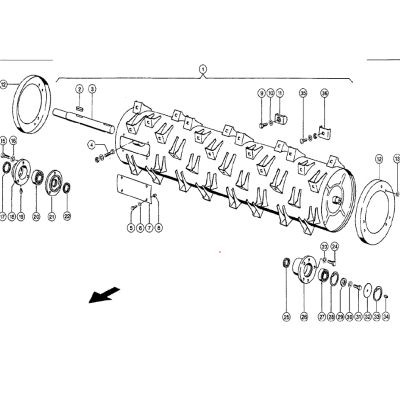 CB- 734273 Bęben Odrzutnika 0007342732, 000735500, 734273