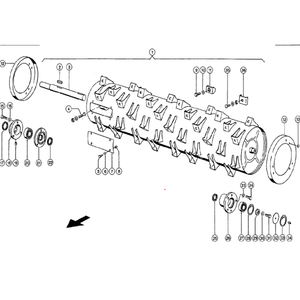 CB- 734273 Rückstoßtrommel 0007342732, 000735500, 734273
