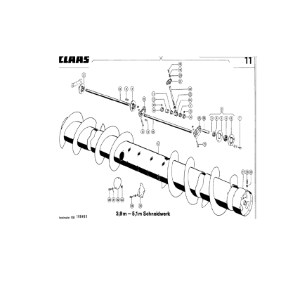 Schneidwerkstrommelsatz Altes Modell 3,9 m 0006761942, 6761942
