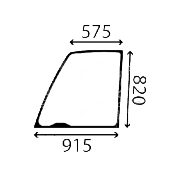 JCB 827/80201 Szyba górna drzwi 550-140 541-70 540 540-140 537 536-60 536-70 535-95 535 535-140 535-60 533-105 532 531-70 530