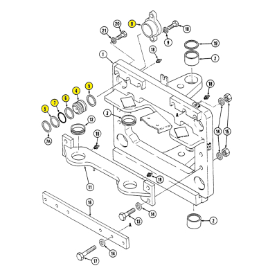 Kompletny tłok cylinder przesuwu 227908A1 197670A1 132913A1 Case 
590SLP 590SLE 580SLE 580LE 580M 580SM 590SM 580LSP 580LPS