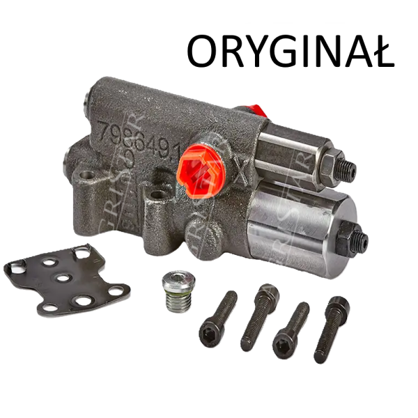 Kompensator zawór hydrauliczny 47127261 8487045 87730993 84209779 AL158423 AL153885 Case Steyr Fendt New Holland John Deere