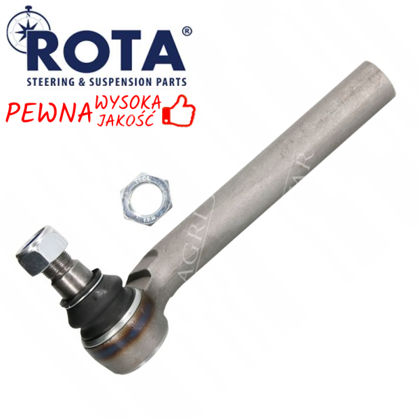 Końcówka kierownicza prawa 260mm AL110886 AL116741 AL168709 John Deere 6200 6506 6600 6900 6310 6610 6215 6615 6120 6520 6920
