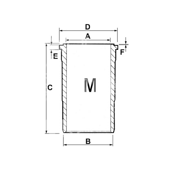 SCY5013 Zylinderlaufbuchse 105mm