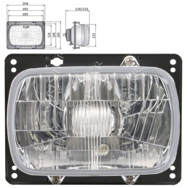 Lampa przednia reflektor przedni 5138349 5120073 5122379 5138349 Fiat 65- 70- 55- 60- 65- 80- 85- 95- 90- 130- 140- 160- 180-