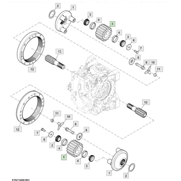 Hinterachsantrieb Satellit Z32 R182472