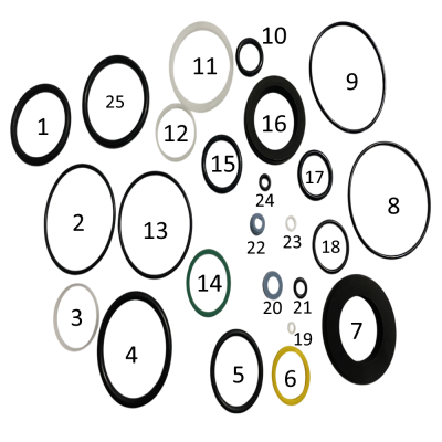 Uszczelniacze pompy hamulcowej zestaw New Holland
LM850, LM840, LM860, LM430, LM640 85814387