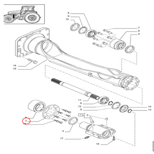 PON2908 Antriebswellenplatte 5197569