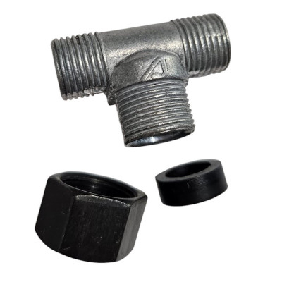 T-Stück Einspritzüberlaufanschluss John Deere Renault Ares R71963