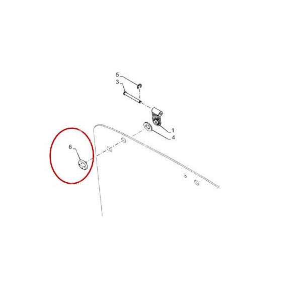 Śruba śruby klamki tylnej szyby 2198913A3 47544004