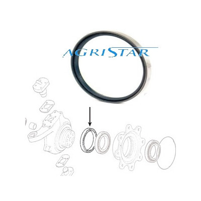 PON1219cor Radnabendichtung 155x176x16mm Case Manitou