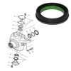 57x73/76x10/13,8 Uszczelniacz sworznia zwrotnicy John Deere 6100 6200 6600 6700 6800 6900 6620 6720 6820 6920 6300 6400 6500