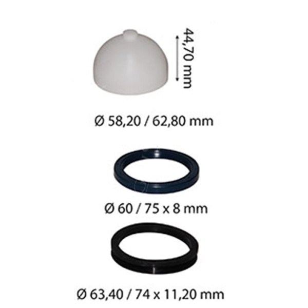 PON2146 Achsschenkelbolzen-Buchsensatz Merlo