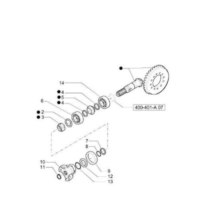 PON1688org O-Ring Antriebswelle hinten original