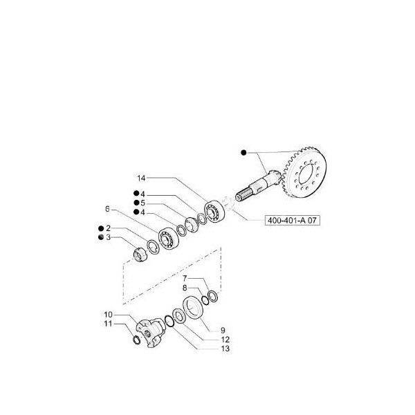 Oring tylnego wału napędowego CA0028523 600468 85808302 14459480 828/00275 A243372 50439318 Case 580 590 695 New Holland LB115