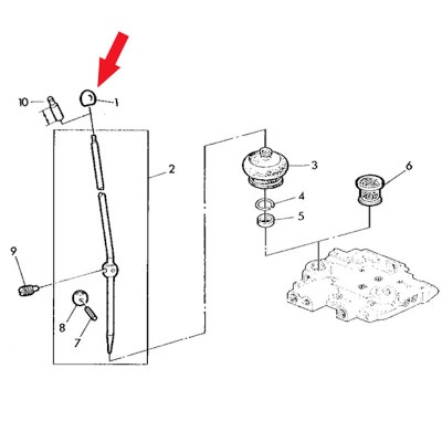 CE14048 Kula dźwigni zmiany biegów John Deere 1020 3120 4320 130 2030 2630 830 1040 2640 4840 2150 2550 4650