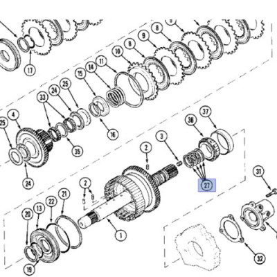 SKR2025org Rückwärtswellendichtung 42/47mm 1995100C1