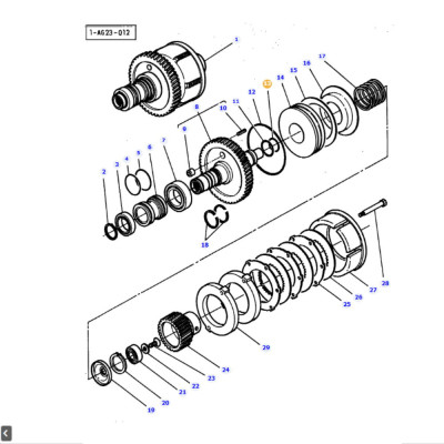 Massey Ferguson 832038M1 Zapfwellenkupplungs-O-Ring