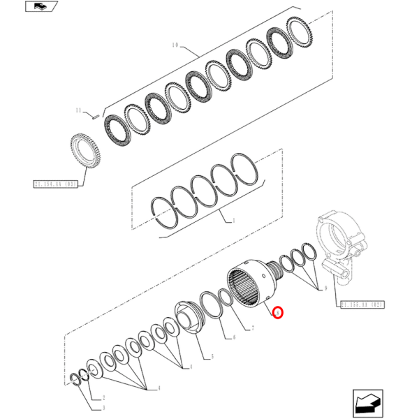 SKR9161 Kupplungskorbgehäuse 5181851