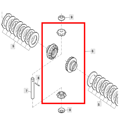 PON4704 Vorderachsdifferential AL209970