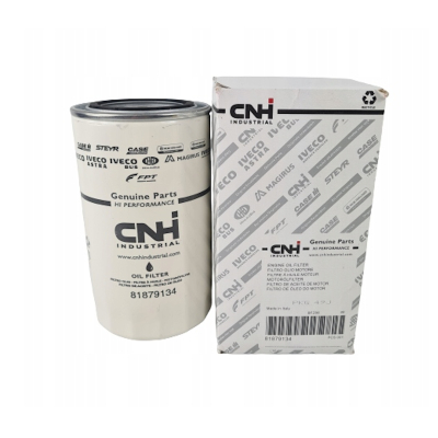 Filtr oleju silnika Fiat New Holland Ford:
G170; G190; G210; G240 TM110-180 TS80-120  81879134, 9575317, 87802916