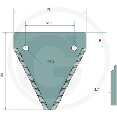 Schneidsense 6704231 6,6 m 660 cm Klinge 611203 BISO