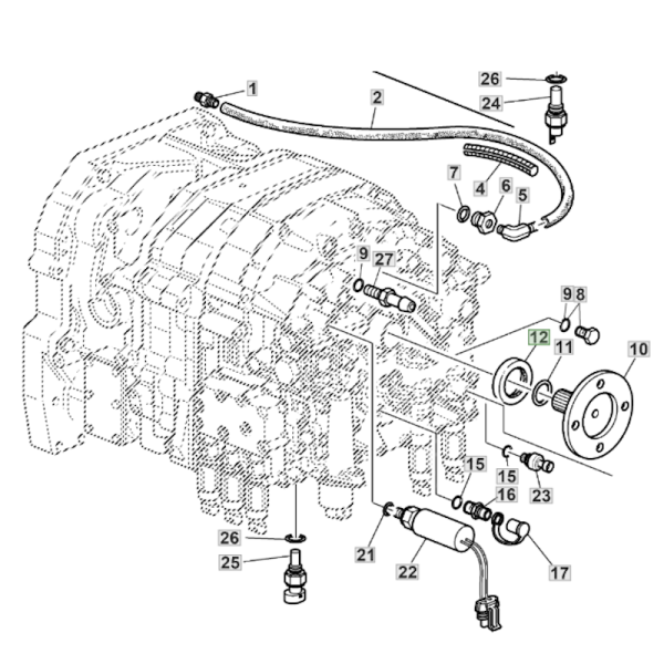 SKR4245 POWER QUAD Getriebeeingangsdichtung