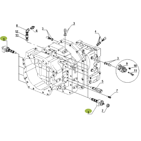 Getriebe-Magnetspule 6005024563 600503078