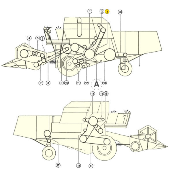 Pasek klinowy hedera Claas Matador Standard Gigant Protector Merkator 50 60 Senator 630144 630144 630144.0 830324224 1403323