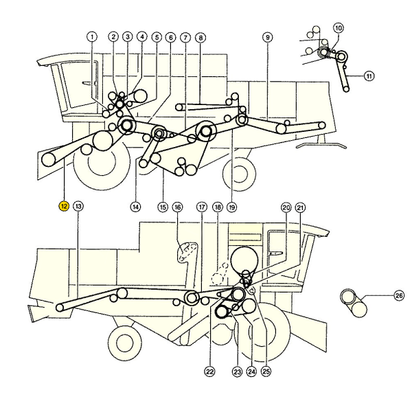 PAS1014gat - 1402451 Gates-Header-Antriebsriemen