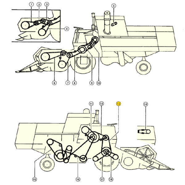 Schüttlerband Claas Mercator Senator 653120