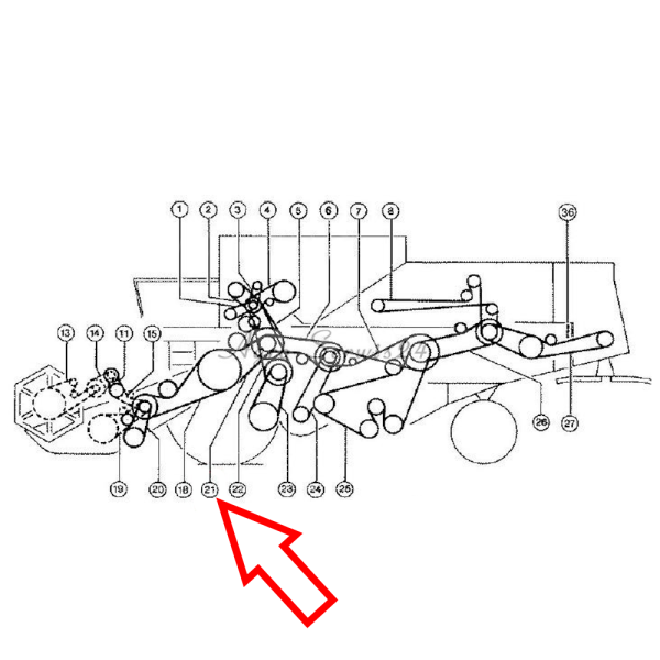 PAS1063-1403239 Gates Drescherantrieb Keilriemen