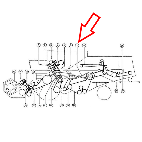 PAS1028-1000477 Optibelt Getreidepfannenantrieb 1429345 603336 672359