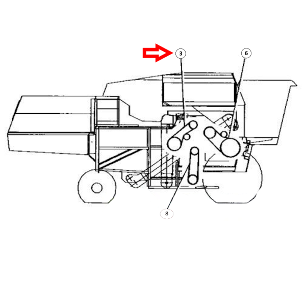 PAs John Deere 958,1085,1166,1169,1174,1177,1188 H221327, CQ42150