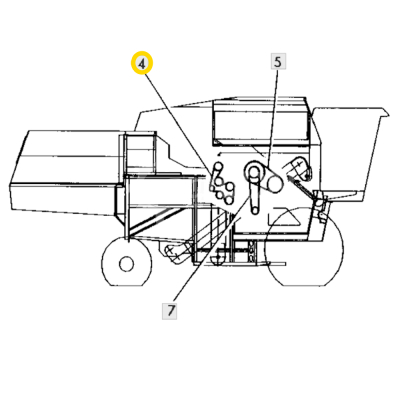 Antriebsriemen für Schneidwerk Claas Dominator Mega John Deere 925,945,